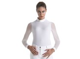 wedstrijdshirt rita top lange mouw wit M 40 EU36 